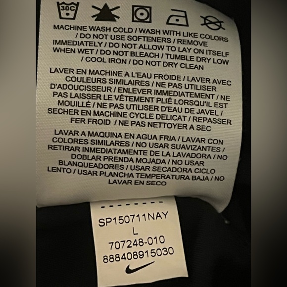 Nike Women's Large Black Running Shorts with Drawstring - Picture 4 of 11